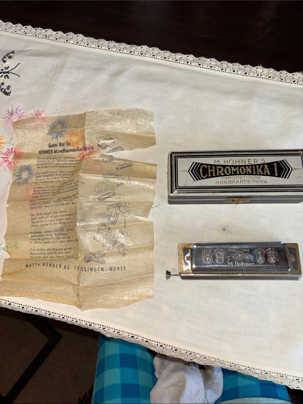 EUC VINTAGE 1926 beautifully preserved vintage M. Hohner Chro